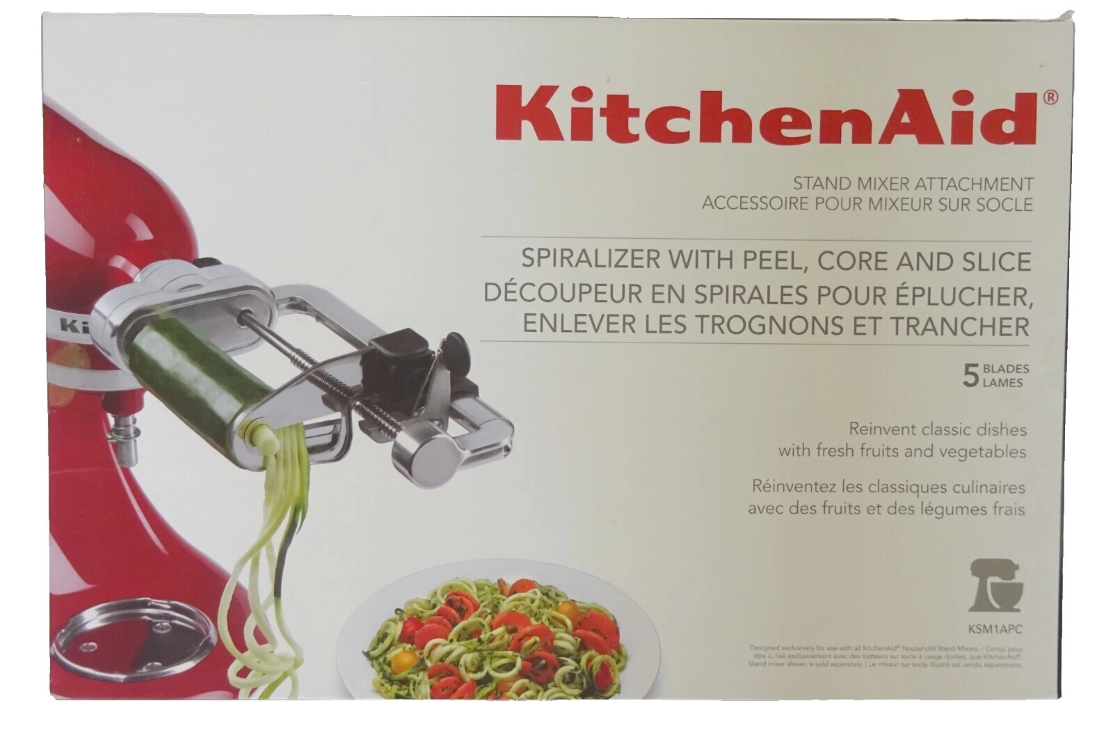 KitchenAid 苹果削皮器/挖核器/切片器