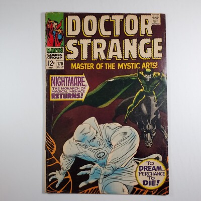 Marvel Comics Doctor Strange #170 FN Key Issue 1st Appearance of Nightmare