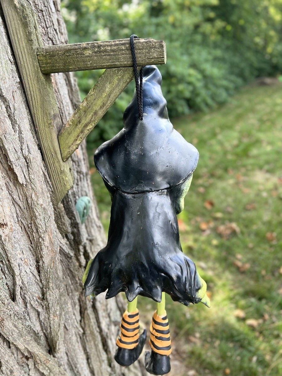 Paper Magic Latex Rubber Ugly Witch Hanging Halloween Decoration