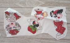 creative toss loralie fun fabric scrap 3 ladies 3.5 inch #1005