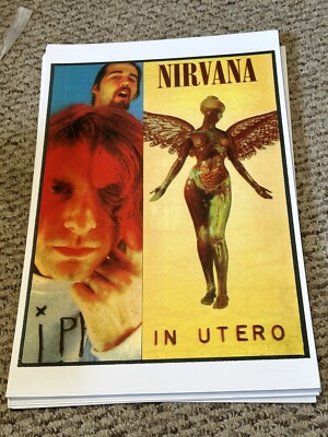 Nirvana IN UTERO ポスター　デッドストック Nirvana In Utero Poster 11 x 17 (324) | eBay