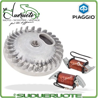 PIAGGIO Kit volano e bobine accensione motore x Ciao 50 Boxer Bravo Grillo Si Superbravo