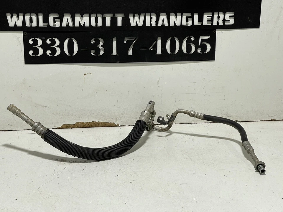 Jeep Wrangler TJ 1997 condensador de aire acondicionado a compresor a secador conjunto de manguera 4,0 Foto 3 de 4