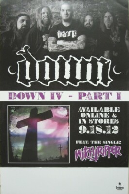 Down 2012 Down IV Part 1 promotional poster Flawless New Old Stock