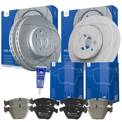ATE Powerdisc Bremsensatz Ford MONDEO III VORN Ø300 HINTEN Ø280