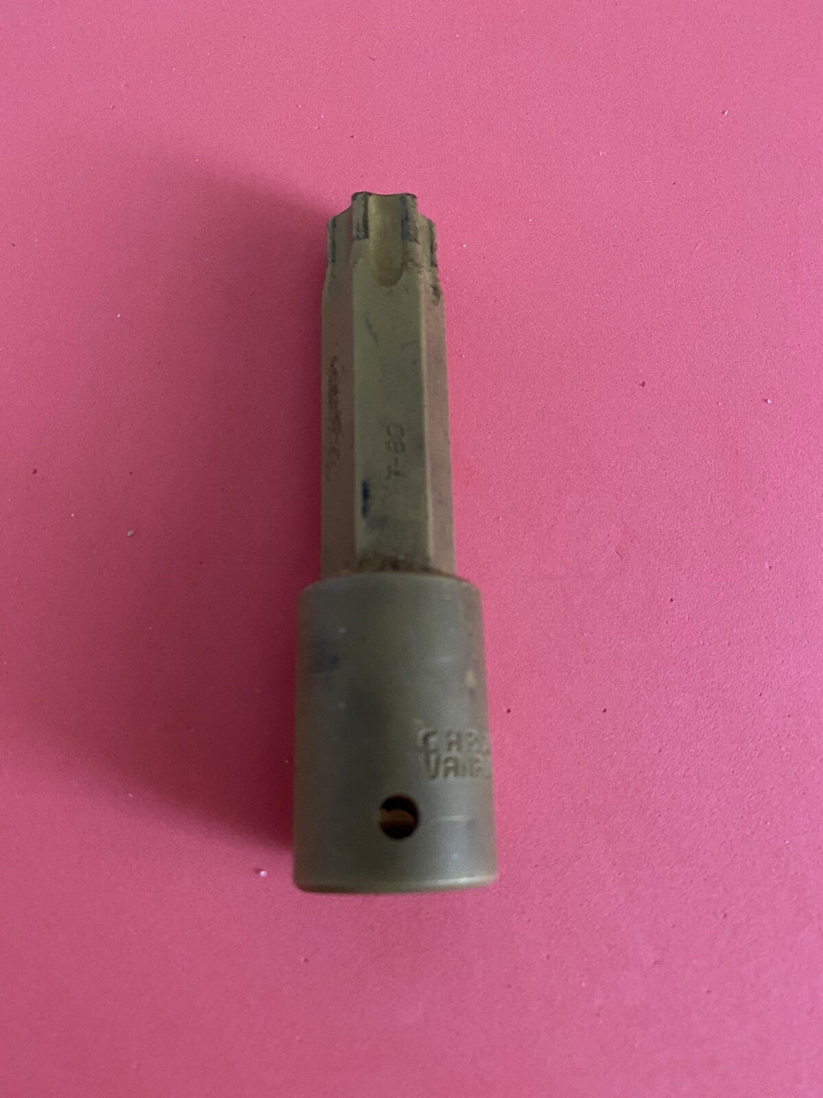 Used Genuine OEM Factory LAMBORGHINI Torx T80 Vanadium Wheel Removal Key Tool