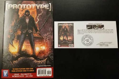 Prototype (2009) #2 & 6 EACH SIGNED Palmiotti Notarized Witness of Signature - Picture 2 of 15