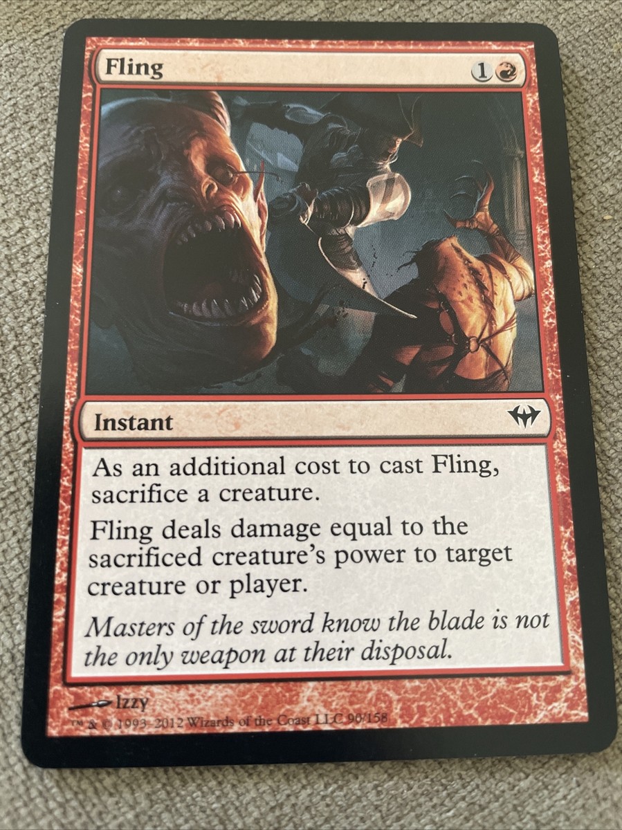 Fling 90/158 Dark Ascension Magic The Gathering MTG L10340* | eBay Fling 90/158 Dark Ascension Magic The Gathering MTG L10340* | eBay