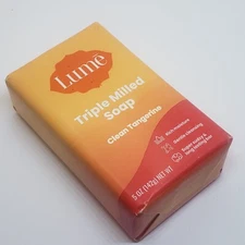 Lume Triple Milled Soap CLEAN TANGERINE 5 oz Bar