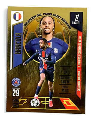 2024 The Kings Of Soccer 3R Sticker #086 B. BARCOLA Paris Saint