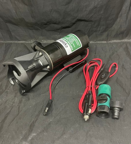 12V RV Portable Macerator Pump 12 GMP Quick Release RV Waste Sewage Pump