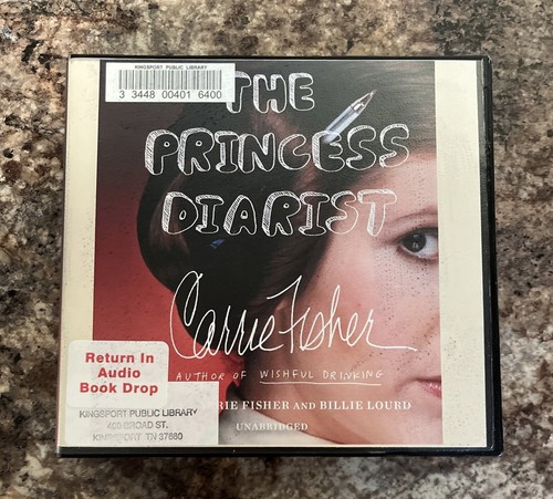 Carrie Fisher The Princess Diarist Audio CD Audiobook Unabridged 4 Discs