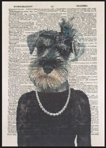 schnauzer wall art