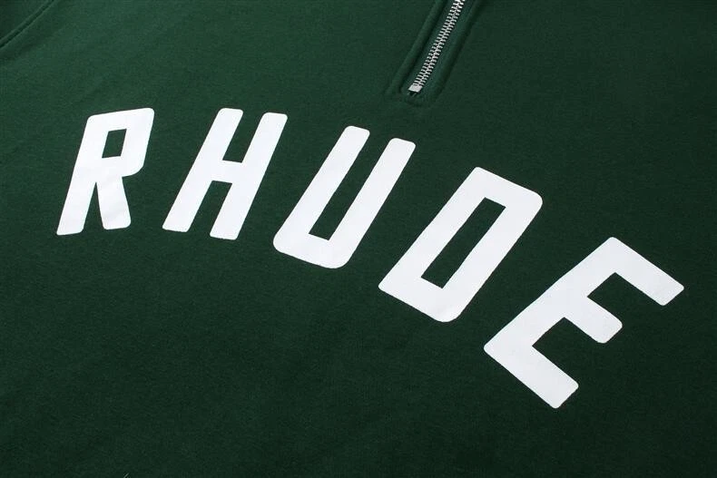 Giacca cappotto maglione uomo donna RHUDE High Street casual stampa logo cotone S XL