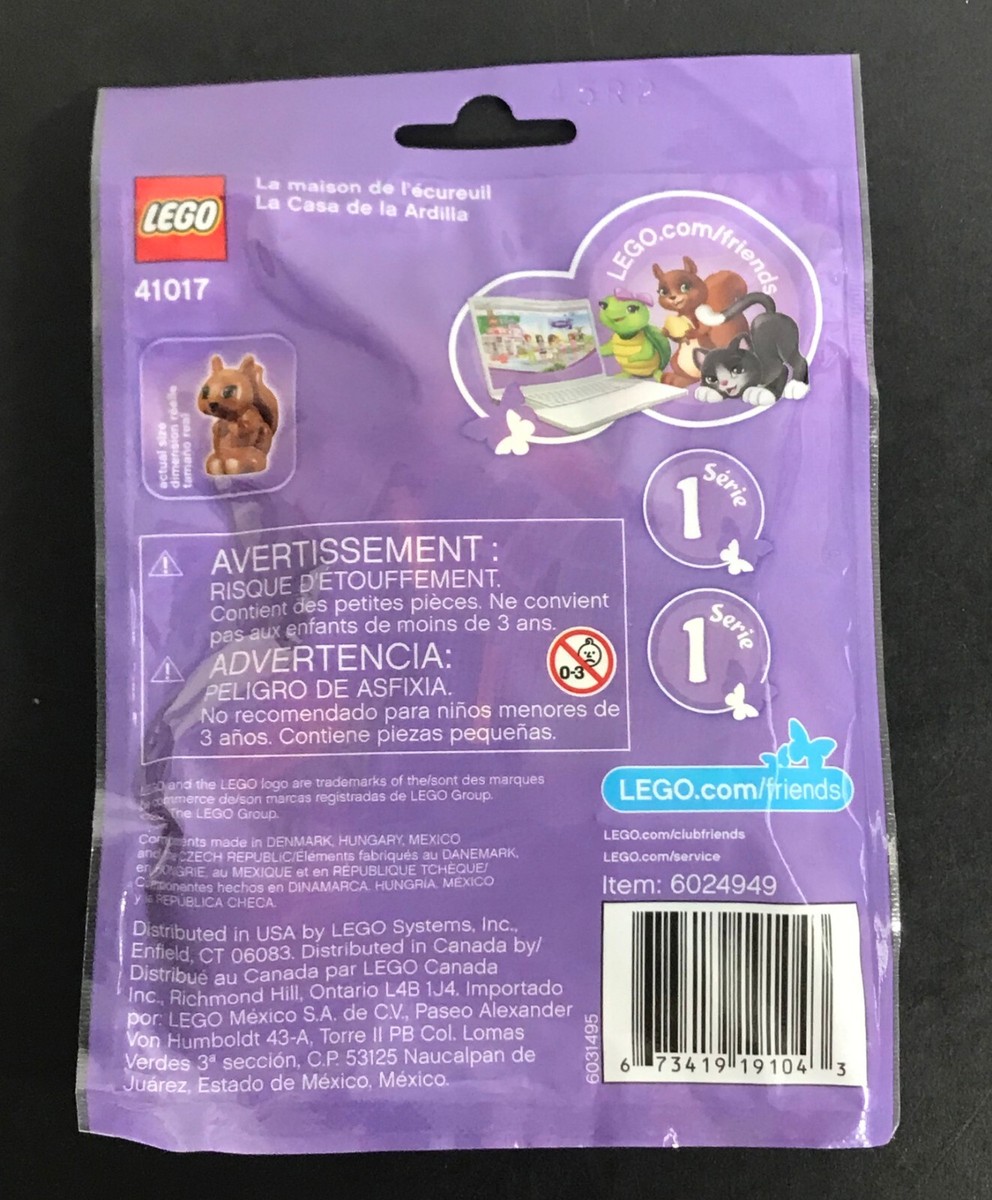 LEGO Friends SQUIRREL'S TREE HOUSE 41017 SEALED Animals Series 1