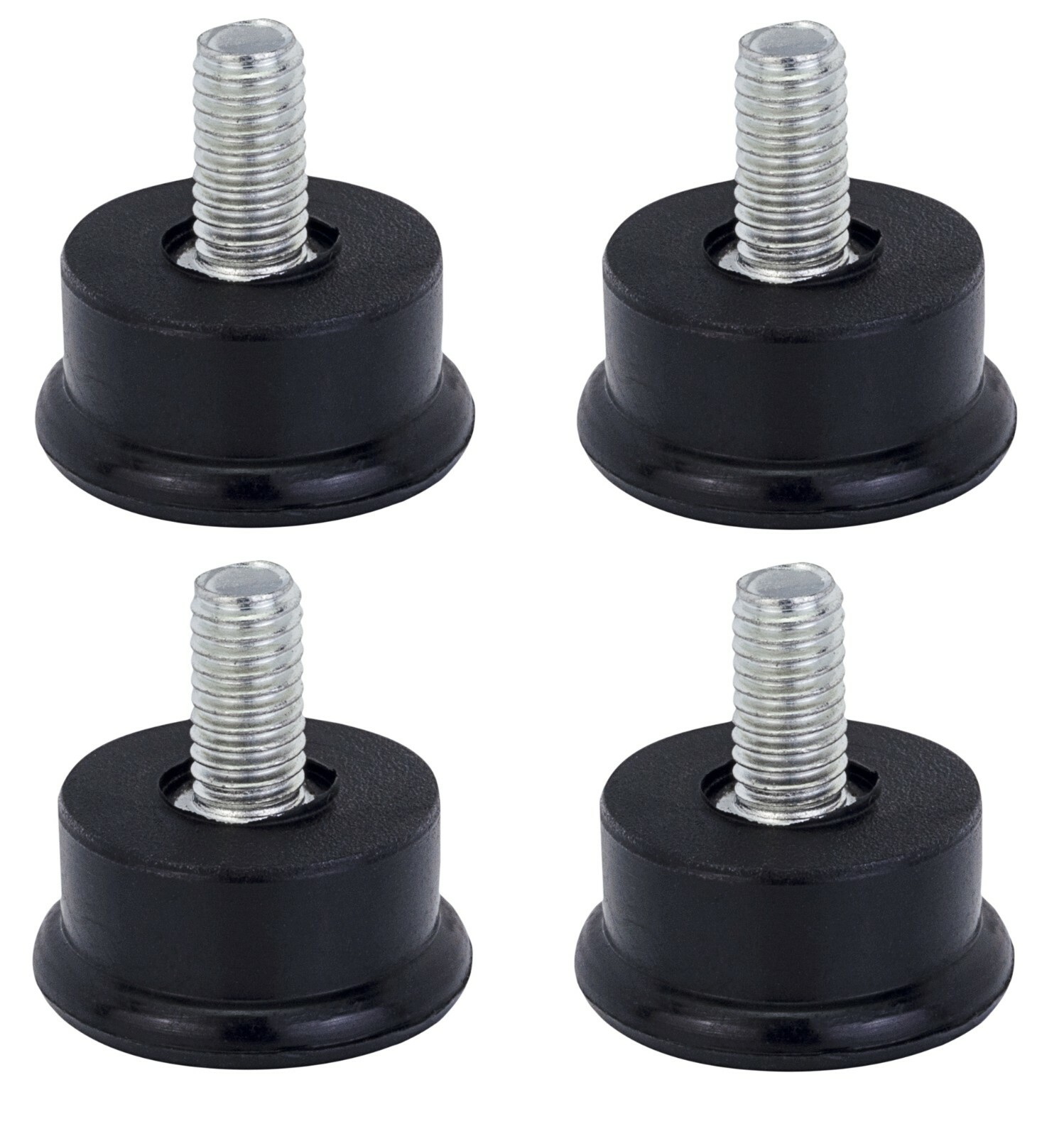 4 x Levelling Feet M6 Thread with 22mm Foot Diameter Furniture