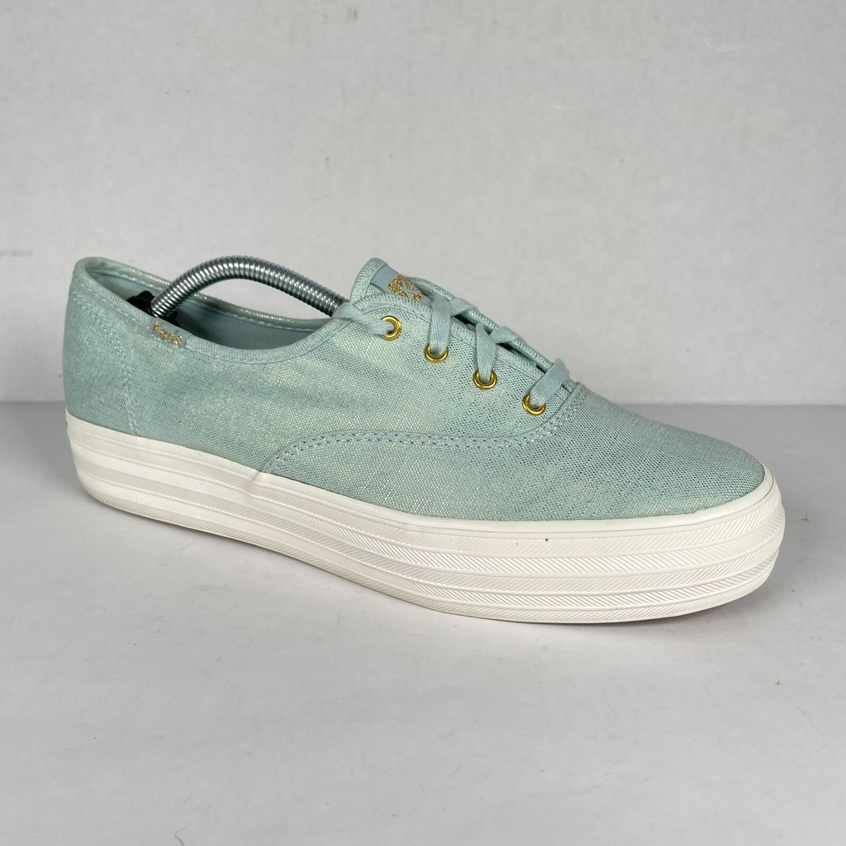 Keds Triple Decker Loafers Womens Size Blue Platform Boardwalk Lace Up  Shoes