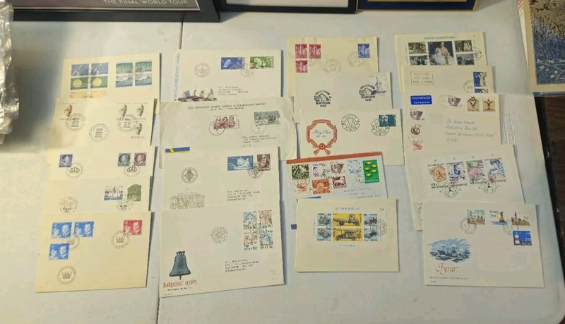 Sweden FDCs(125)-1960s-1990s
