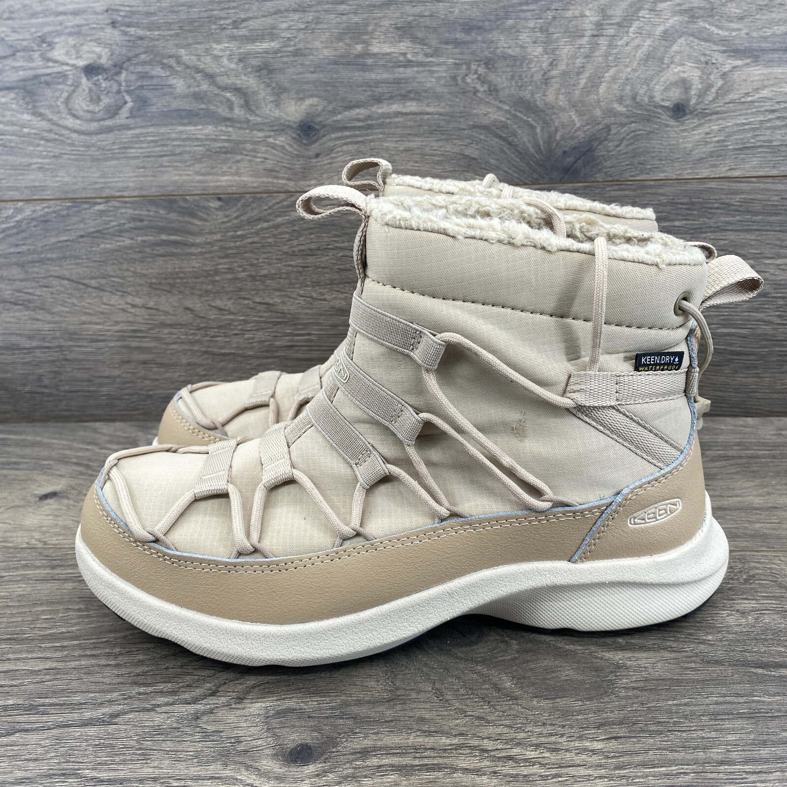 Keen Uneek SNK II Chukka scarpe da trekking impermeabili da donna taglia 7 5 Tan1026619