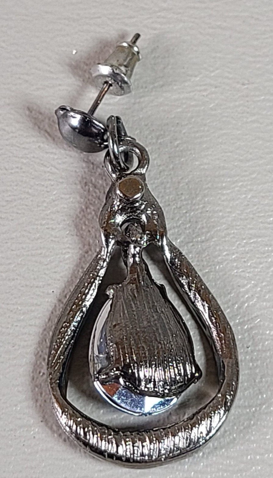 Statement Large Necklace And Dangle Earrings Blue… - image 12