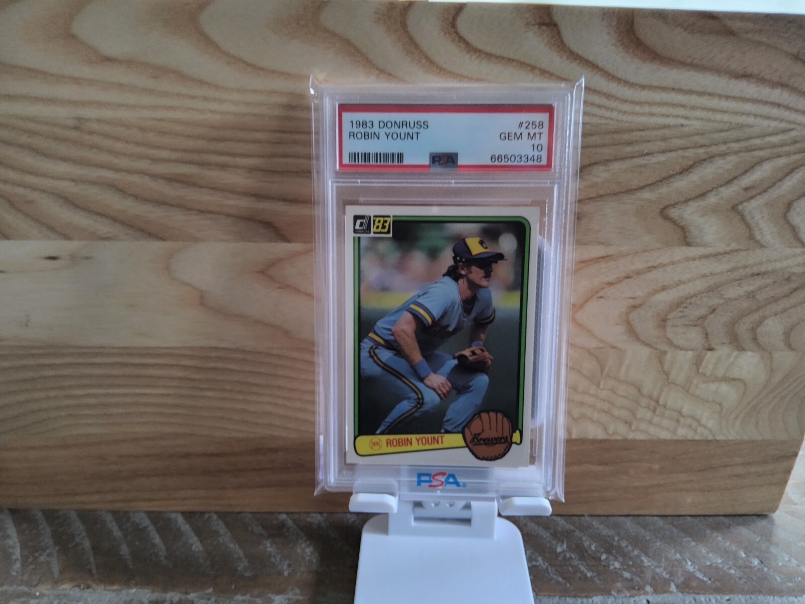 1983 Donruss - #258 Robin Yount PSA 10