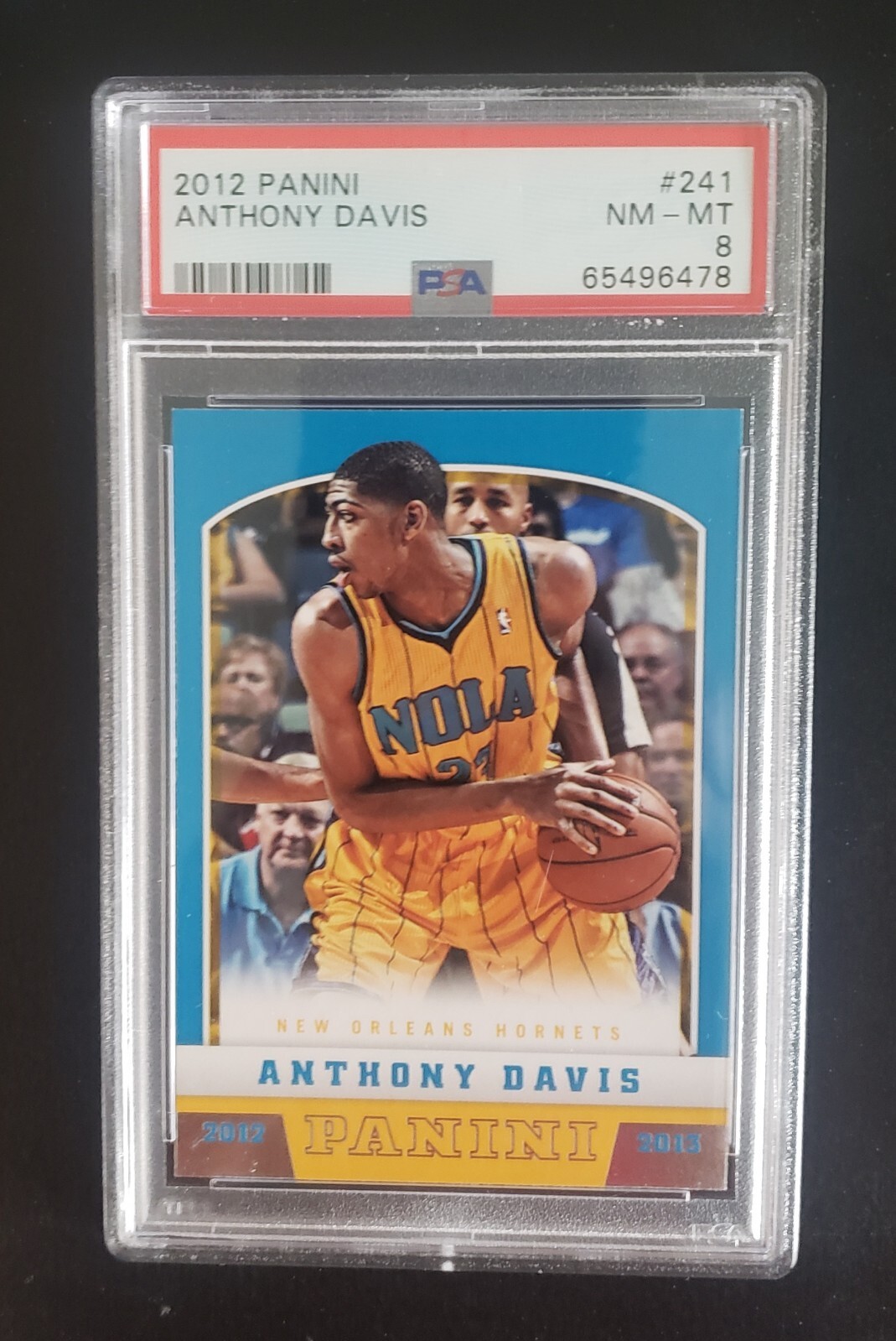 2012 Panini Anthony Davis Rookie Card #241 PSA 8 RC Lakers