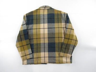 VTG 60s 70s Sportswear Sears the Men's Store Plaid Wool Jacket