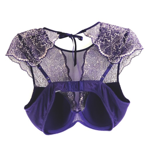 NWT B.tempt'd Por Wacoal XL After Hours Bra Top Underwire Bralette Purple 959220 - Imagen 12 de 12
