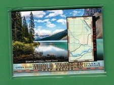 2018 UPPER DECK GOODWIN CHAMPIONS BANFF NATIONAL PARK WORLD TRAVELER MAP RELIC