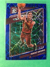 2021-22 Panini Donruss Optic - Blue Velocity Prizm #99 Isaac Okoro