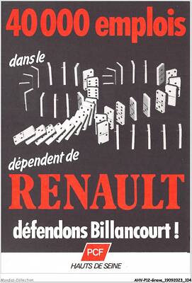 AHVP12-1069 - STRIKE - 40,000 jobs worldwide depend on Renault - from