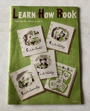 Vintage 1941 Learn How Book Crochet Knit Tatting Projects FLAWS Junk Journal