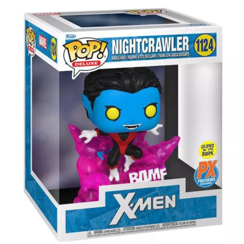 Funko Marvel X-Men PX POP Deluxe Nightcrawler Teleporting Glow Figure NEW