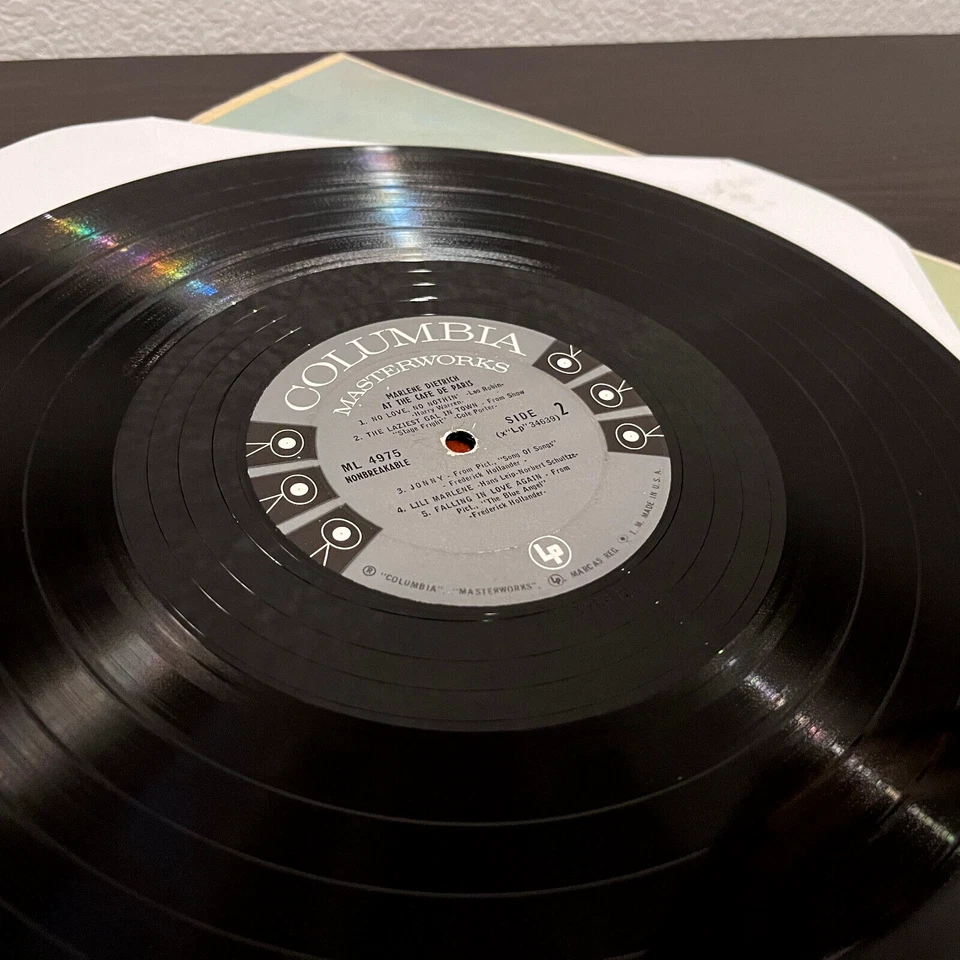 MARLENE DIETRICH - At The Cafe De Paris (Six-Eye) - 12" Vinyl Record LP - G+ - Image 3 of 3