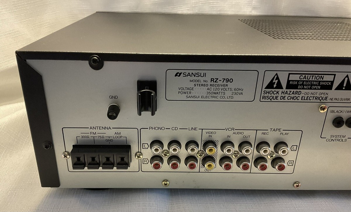 Vintage Sansui Audio/Video Stereo Receiver RZ-790 Integrated