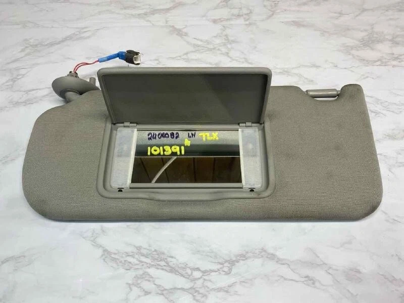 2015-2019 Acura TLX Left  Driver Gray Sun Visor OEM - Image 3 of 4