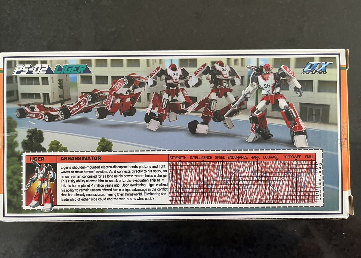 Transformer Ocular Max MMC PS-02 Liger Red Mirage Mastermind