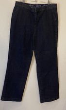 Denim&Company Women’s Jeans Dark Wash Size 18W Tummy Control Panel Blue Pants