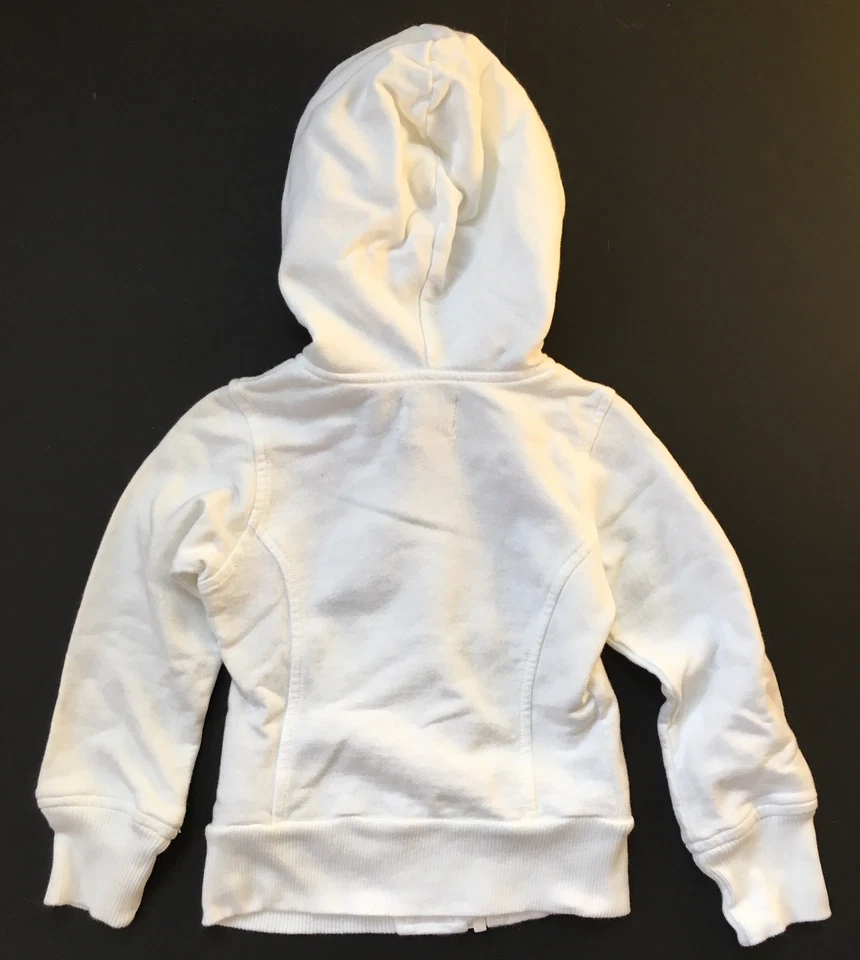 Moletom com capuz novo com etiquetas Diesel meninas branco rosa roxo 3 3T 5T anos - Imagem 2 de 2