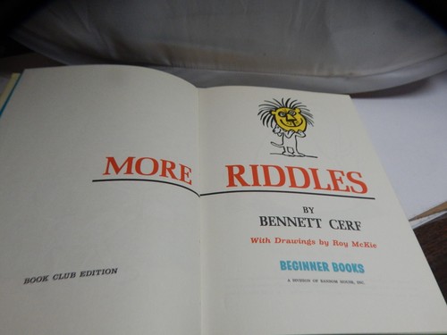 Bennett Cerf Lot of 4 HC Dr. Seuss Beginner Books Laughs/Animal Riddles/Riddles+ - Picture 15 of 23