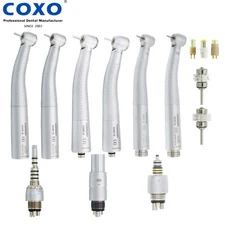 COXO Dental Fiber Optic Handpiece High Speed Turbine Fit Kavo NSK Sirona Coupler