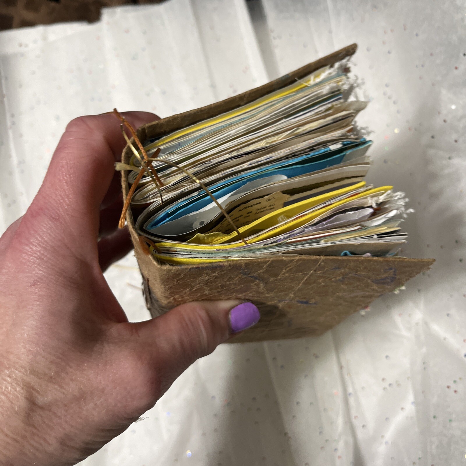 Junk Journal For Sale Brown Small Handmade