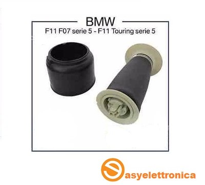 MaXpeedingrods Sospensione Pneumatica Posteriore Per BMW Serie 5 F07 F10 F11 (2009-2017) – 2 Soffietti, Ricambio OEM 37106781827/84380