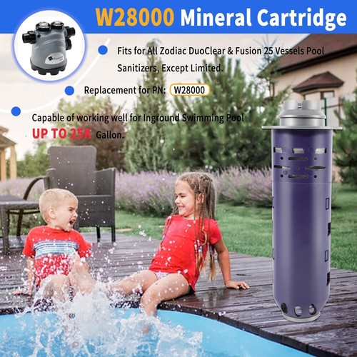W28000 Cartuccia di ricambio minerale per tutti i vasi Zodiac DuoClear Fusion 25 - Foto 6 di 9