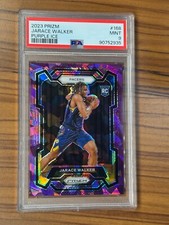 2023 Panini Prizm Purple Ice #168 Jarace Walker RC Rookie /149 PSA 9