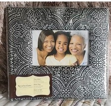 Recollections Signature 4x6 Photo Album Black/Silver