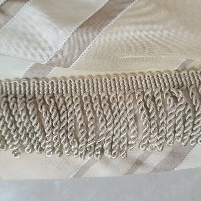 Vintage Runde Gestreifte Quasten Tischdecke Beige Gefüttert Rund Vintage Tischdecke 83''