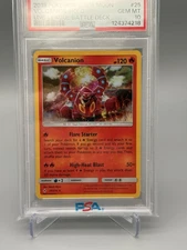 POKEMON UNBROKEN BONDS VOLCANION-HOLO UNB-LEAGUE BATTLE DECK Holo Bleed Psa 10