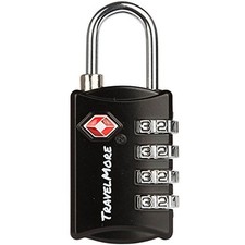TSA Luggage Locks with 4 Digit Combination   Heavy Duty Set Your Own Padlo