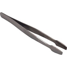 Stamp Tweezers Nickel Plated Philately Hobby Collector Collectors Tool 4 1/2"
